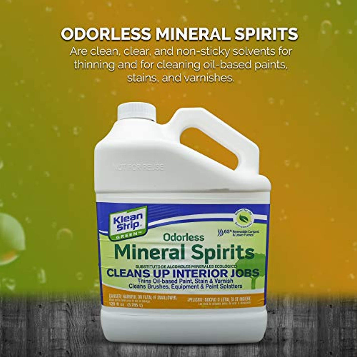 Klean Strip Green Odorless Mineral Spirits, Cleans Brushes, Rollers, S -  CENTAURUS AZ